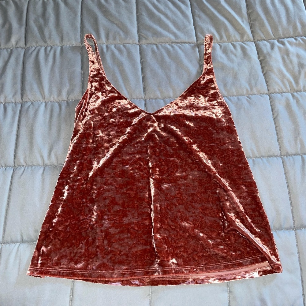 Velvet tank top